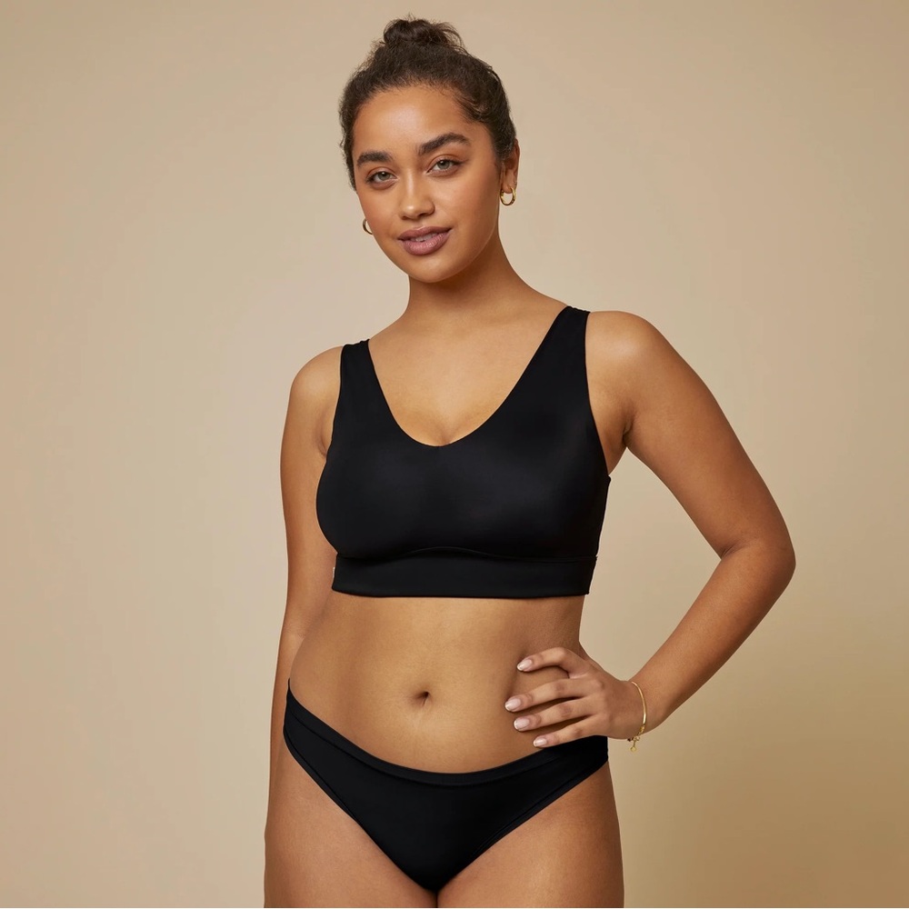 NWOT Harper Wilde Bliss Bralette Black Bra Large